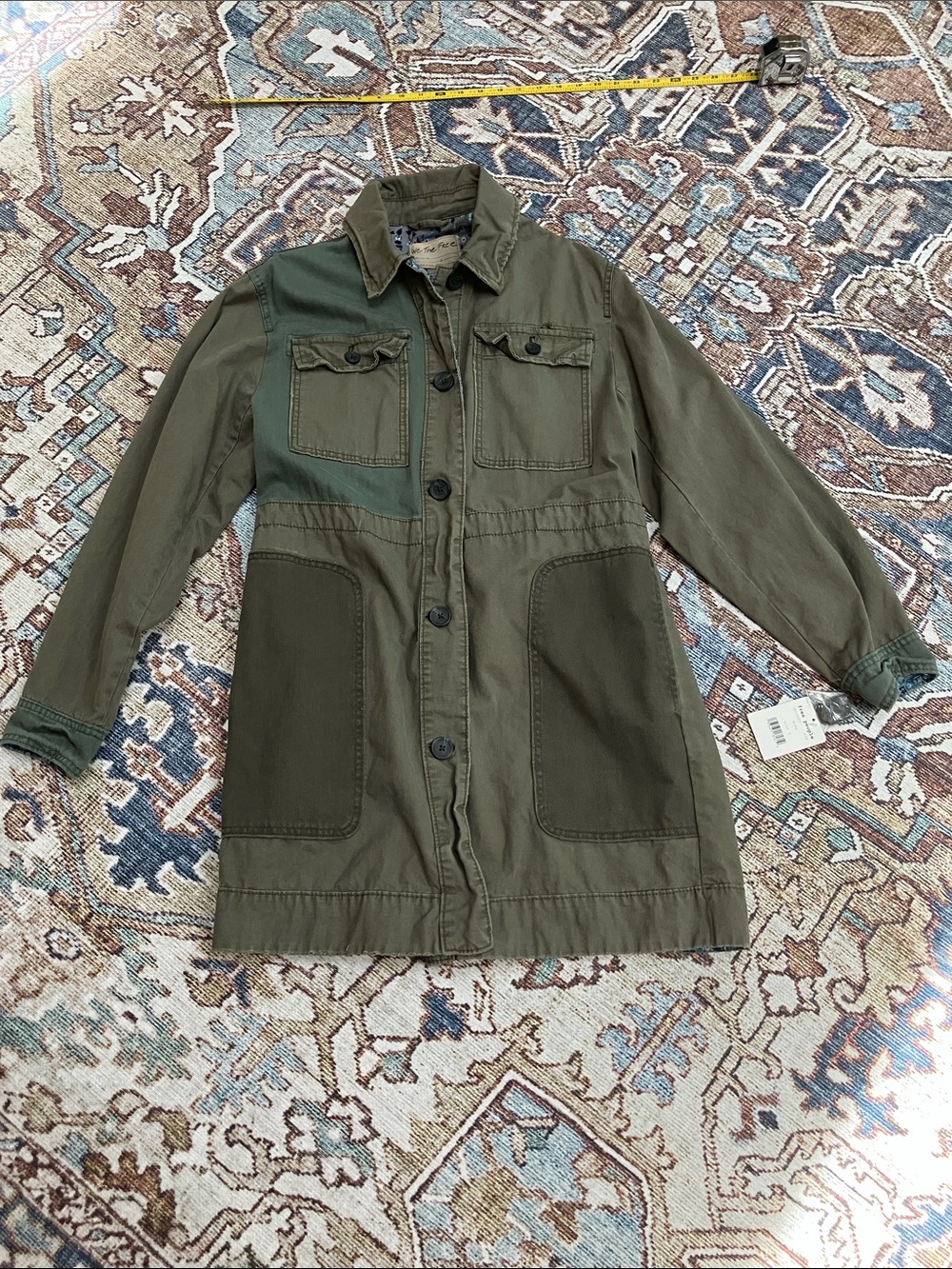 NWT Free People/We The Free military style trench jacket